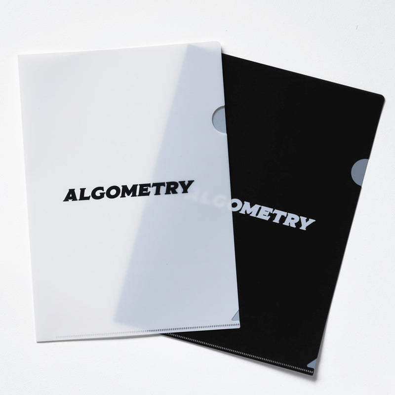 A4ファイル2枚セット ALGOMETRY ブラック & ホワイト